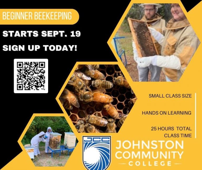 Johnston Community College Fall Beginner Beekeeping Class